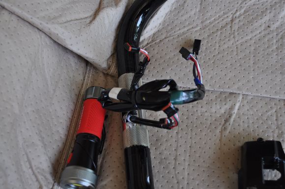 Here's what the cables look like on the stock bars. 