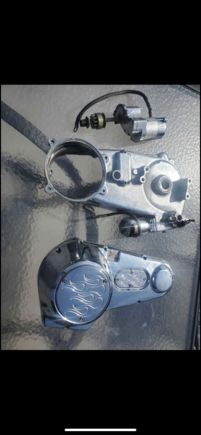 Says it’s off a 1340 not sure of the year though. Can’t  tell if the inner primary is buggered up where starter attaches. $300 or best offer. Will any of this work and i assume it’s not a stock starter but China.