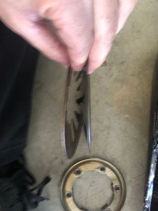 The SE is noticeably thicker than the OEM.