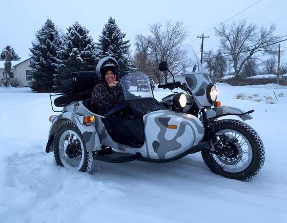 Nothing military surplus but the look.  It is a Russian copy of a WWII German sidecar.  It is 2wd and costs new about the same as a new Dyna.