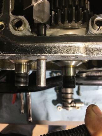 Can you see the countershaft is sticking out?