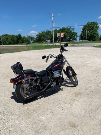 Updated handlebar damper kit and riser cupped washers with Colony parts(perfect fit).  Had a lot of forward and back play for a long time.  It's real sturdy now.  recently we had a day in the 50s where I started it up and took a spin around the neighborhood.  Even a little was nice.