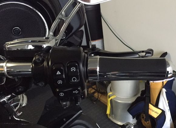 CVO heated grip on my