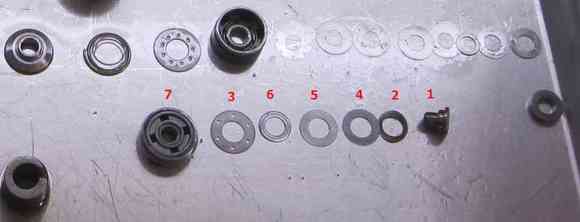 Rebound valving was correct but I screwed up the order of the compression valve.. As numbered is correct.. 

-----------------------------------------------------