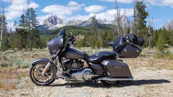 Sawtooth Mountains near Stanley, Idaho.