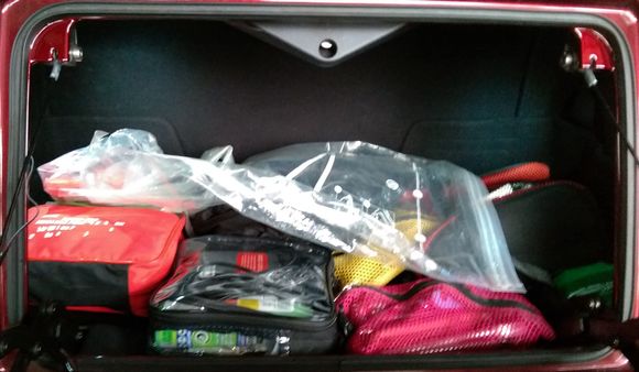 Yeah, I know, too much crap in there.