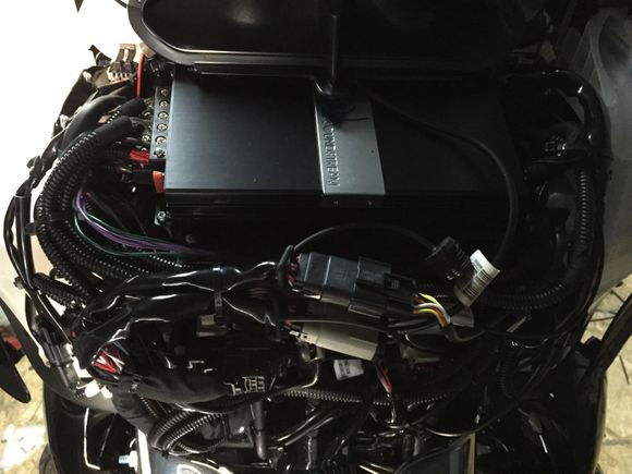 Few more tie wraps to keep the wires out of the way