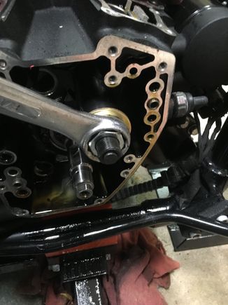 The cam bearing removal tool is amazing. So easy. Snap it into the bearing, slide on the sleeve and washer/bolt, and tighten. Remember, if you remove them improperly, they can break, and all those rollers end up in your crank case. The screamin eagle tool makes that impossible.