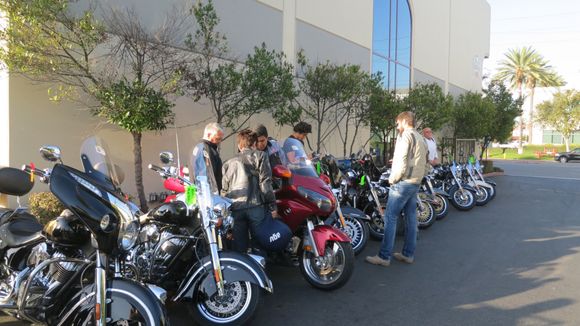 Picking up the bike from Eagle Rider. Black Ultra.