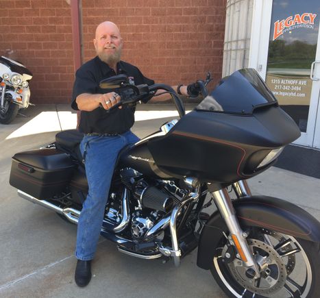 The new bars. Very comfortable.