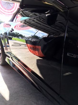 Black camaro I did last week. No LSP after compound and polished out, 2 step