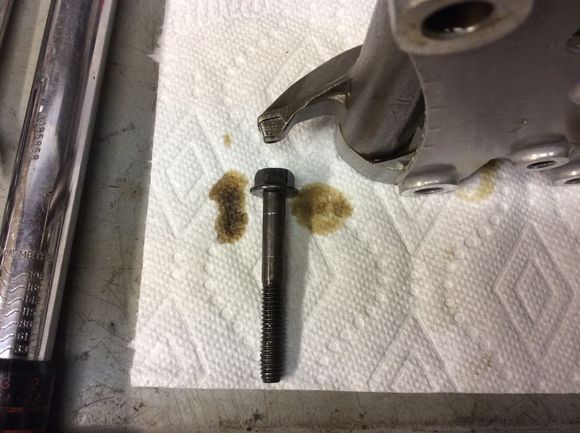 Witness mark on bolt