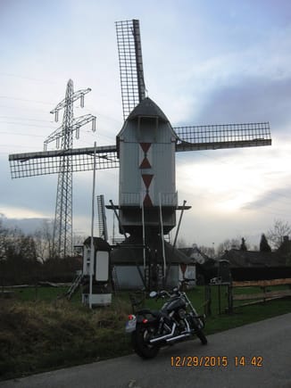Sint Antoniusmolen Windmill in Kessel, The Netherlands