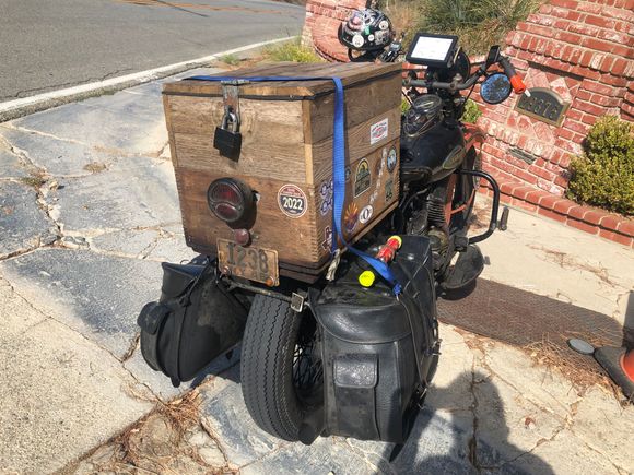 All the way to Cali at 24 PSI, packed heavy!!!