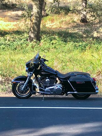 Last ride on Electra glide,10/22