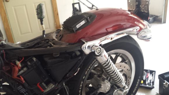 prepping rear fender for removal