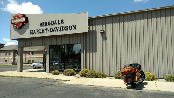 Stopped at one last dealership.