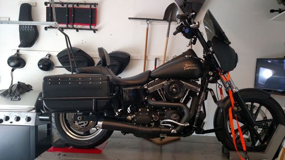 15 inch windshield. Bars are 14.5 inch for reference.