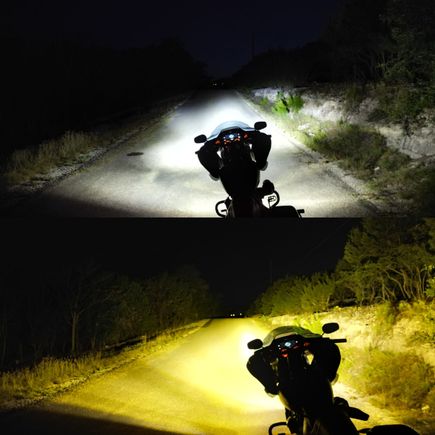High beam
Stock on top LP6 on the bottom