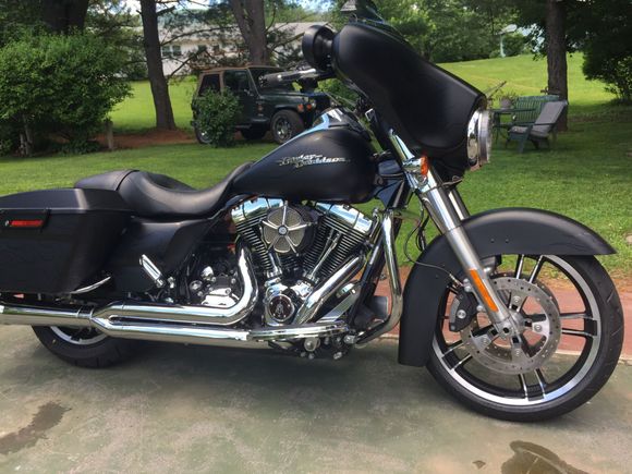 Love my 2010 Black Denim Street Glide