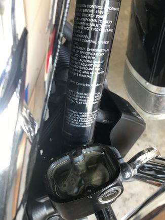 New dot 4 in master cylinder