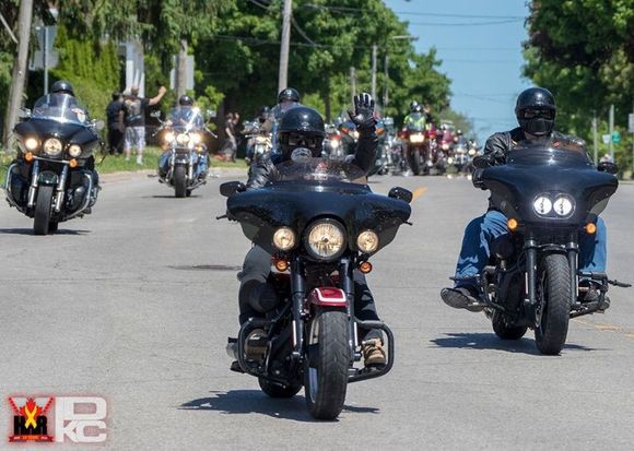 Official photo of us arriving in Port Hope