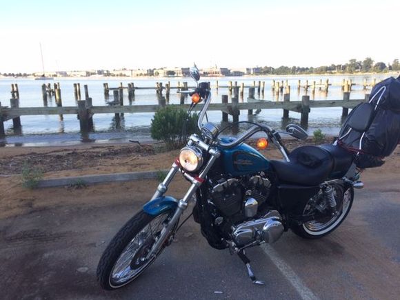 This was the 1st photo taken of the trip, good ol bay in Annapolis Maryland, the back drop is the USN yard.