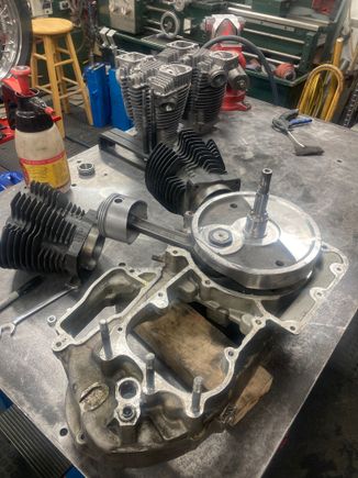 Checking clearanc efor the stoker flywheel ......