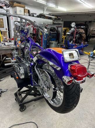 tomorrow play with the wiring and fix it as had a fifty fifty chance if I put the terminal boards on right ! Oh well shit happens as the bike was in boxes when I got it back and memory 30 years ago isn't perfect but it's falling in place .