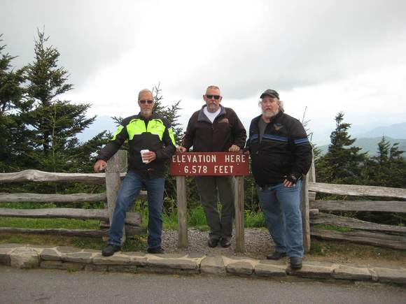 A ride with friends to the top of Mt. Mitchell, NC.