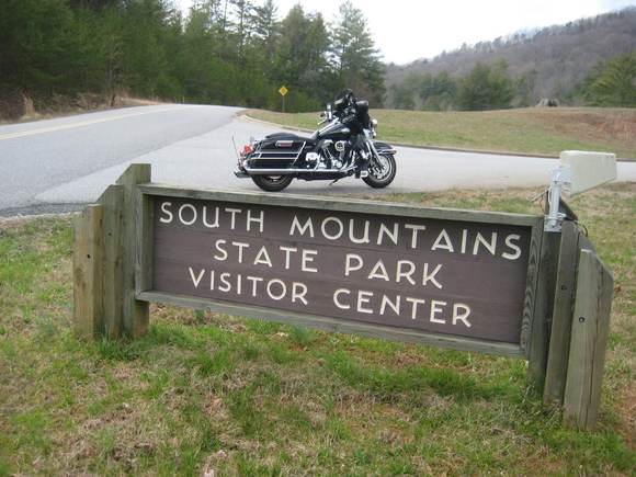 Nice ride to South Mountain State Park, NC.