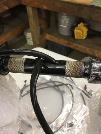 Wires pulled through bars