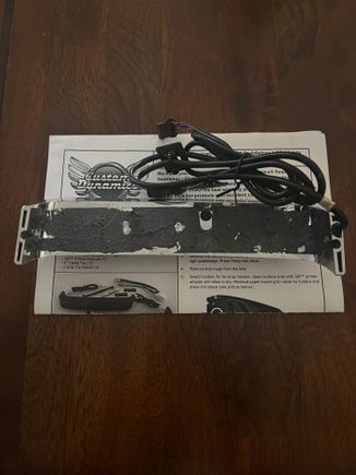 Here is the back of the good left side light would need to be cleaned and new 3M double sided adhesive applied. 