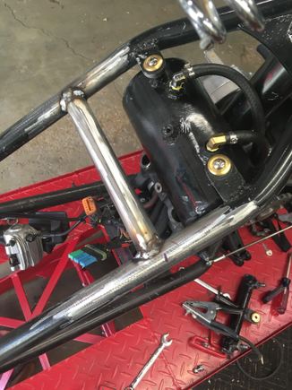 New seat rail about 2 or so inches back
