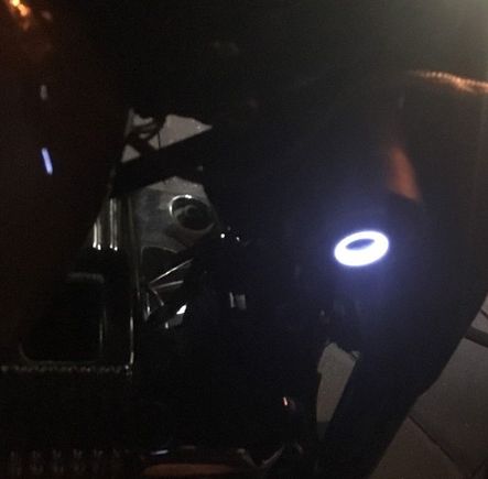 Close up - On at night