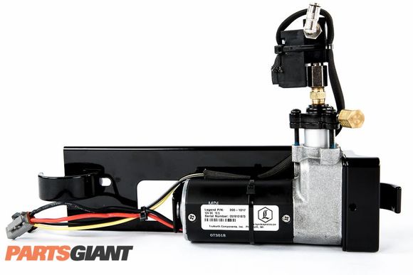 The included air compressor is purpose-built for each model it's designated to fit.