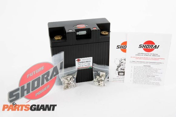 Every Shorai battery comes with all required installation hardware and easy-to-follow instructions.