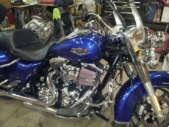 It was blue now its COWBOY .