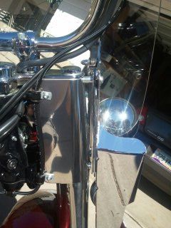 Softail Chrome Wind Deflectors 58125-90B