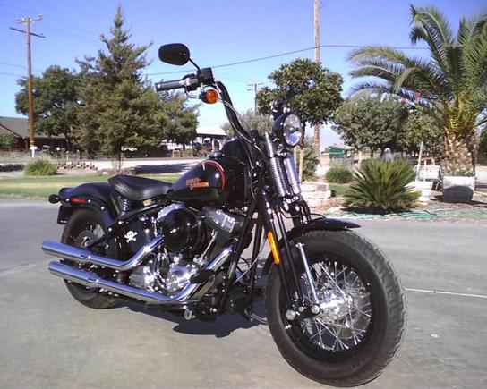 Day 1: First day with new bike, bone stock before any customizing.