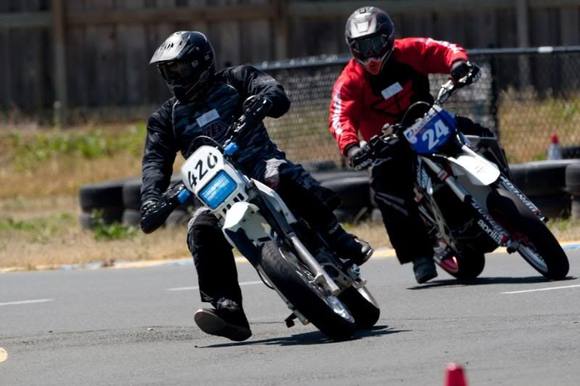 Infineon Raceway on my 420 bike