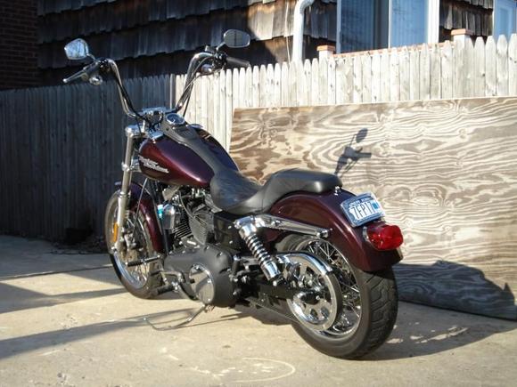 AFTER SWITCHING TINS TO BLACK CHERRY AND ADDING 12'' APES 09