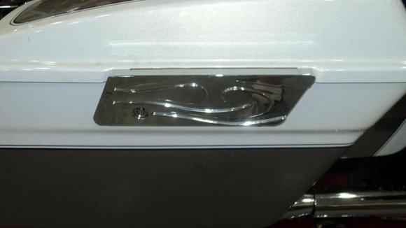 saddlebag latches I machined and had chromed