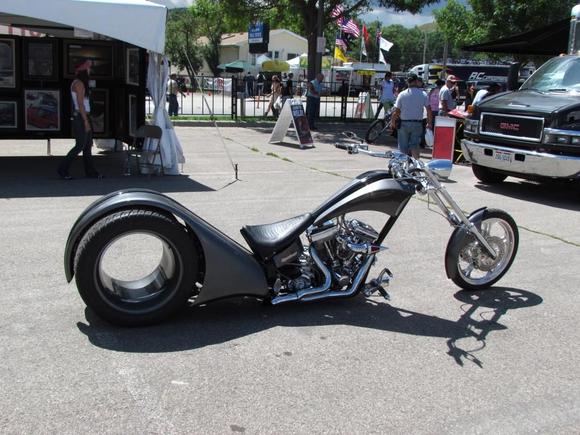 really funky bike....had a side stand on the left side that was sticking straight out and NOT on the ground.