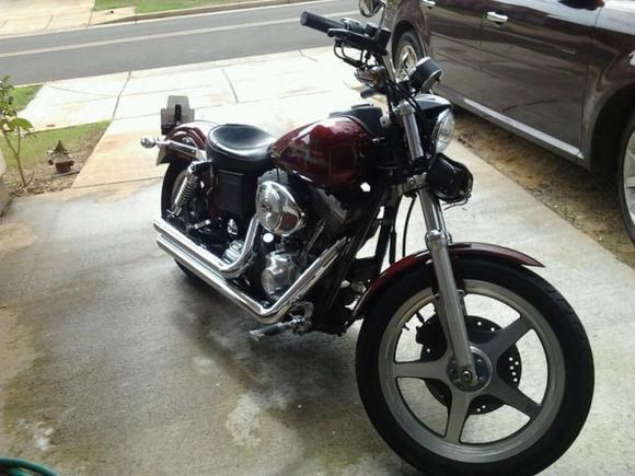 corbin seat turns her into a different bike.