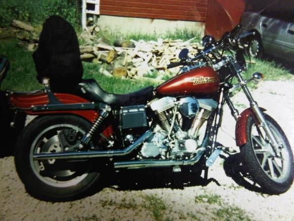 Ready for the Run to The Wall in DC in 1999.