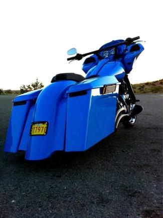 2010 roadglide grabber blue.