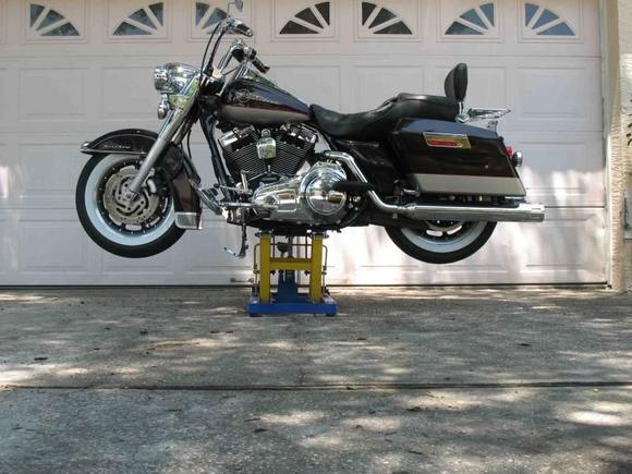 Before tank lift and custom seat