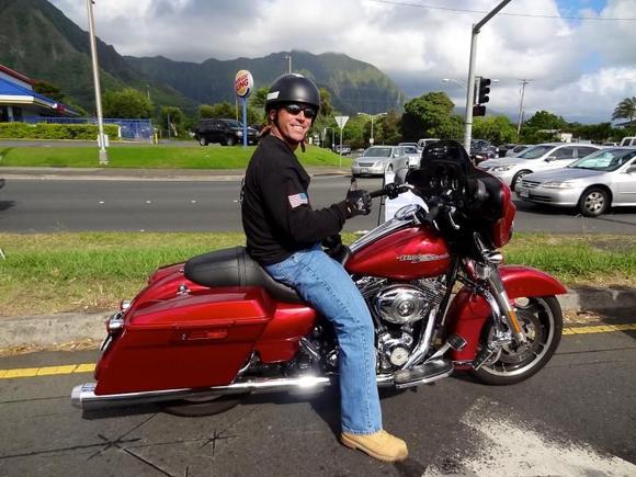 Dean on his Street Glide