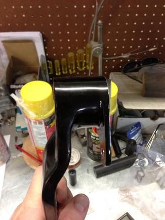 Machined down one side so it will fit.